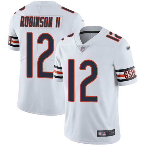Chicago Bears Limited White Men Allen Robinson Road Jersey NFL Football #12 Vapor Untouchable